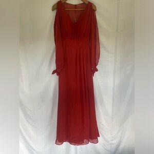 Azazie Paprika bridesmaid dress!